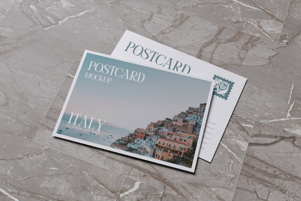 Postcard Mockup Bundle Set, an Advertising Mockup by Rielismee (Photo 3 of 5)