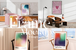 Frame Mockup Bundle Chair Collection, a Mockup by N digital designs