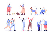 Big Vector set of people characters, a Person Illustration by Vector_Art (Thumbnail 12 of 25)
