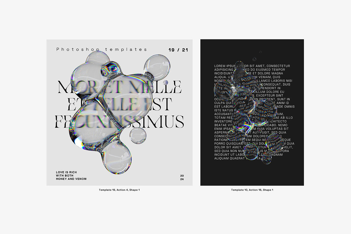 BENZINE - Liquid Photoshop Templates, a Design Template by Inartflow (Photo 14 of 21)