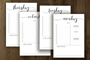 Basic Everyday Planner Printable, a Stationery Template by Qamber Designs & Media (Thumbnail 3 of 3)