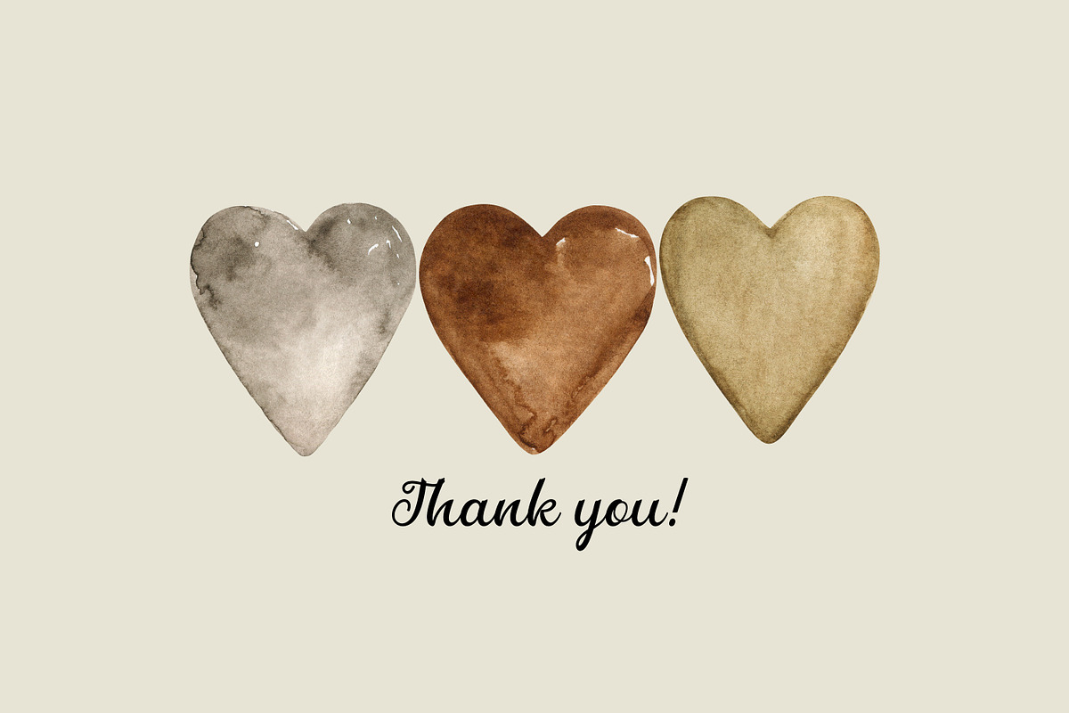 Watercolor heart cliparts & patterns, an Object Graphic by Naty Art (Photo 24 of 24)