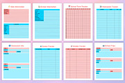 Mom Planner Canva, a Print Template by Designmela01 (Thumbnail 5 of 8)