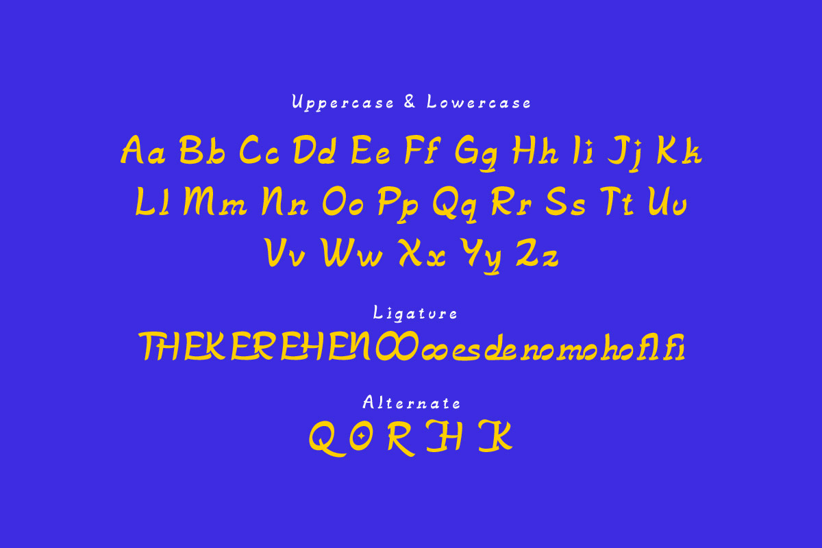 Hunosai - Display Font, a Sans Serif Font by twinstd (Photo 5 of 10)