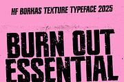 HF Borkas - Bold Sans Serif, a Sans Serif Font by 24Design Studios (Thumbnail 3 of 15)