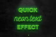 Neon text effect, a Mockup by Evlogiev Studio (Thumbnail 2 of 5)