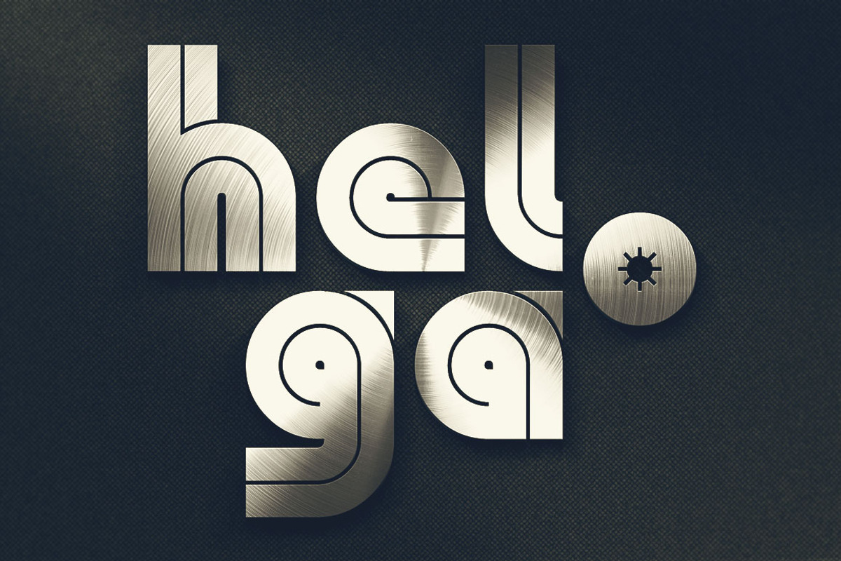 Helga - Display Font preview 4