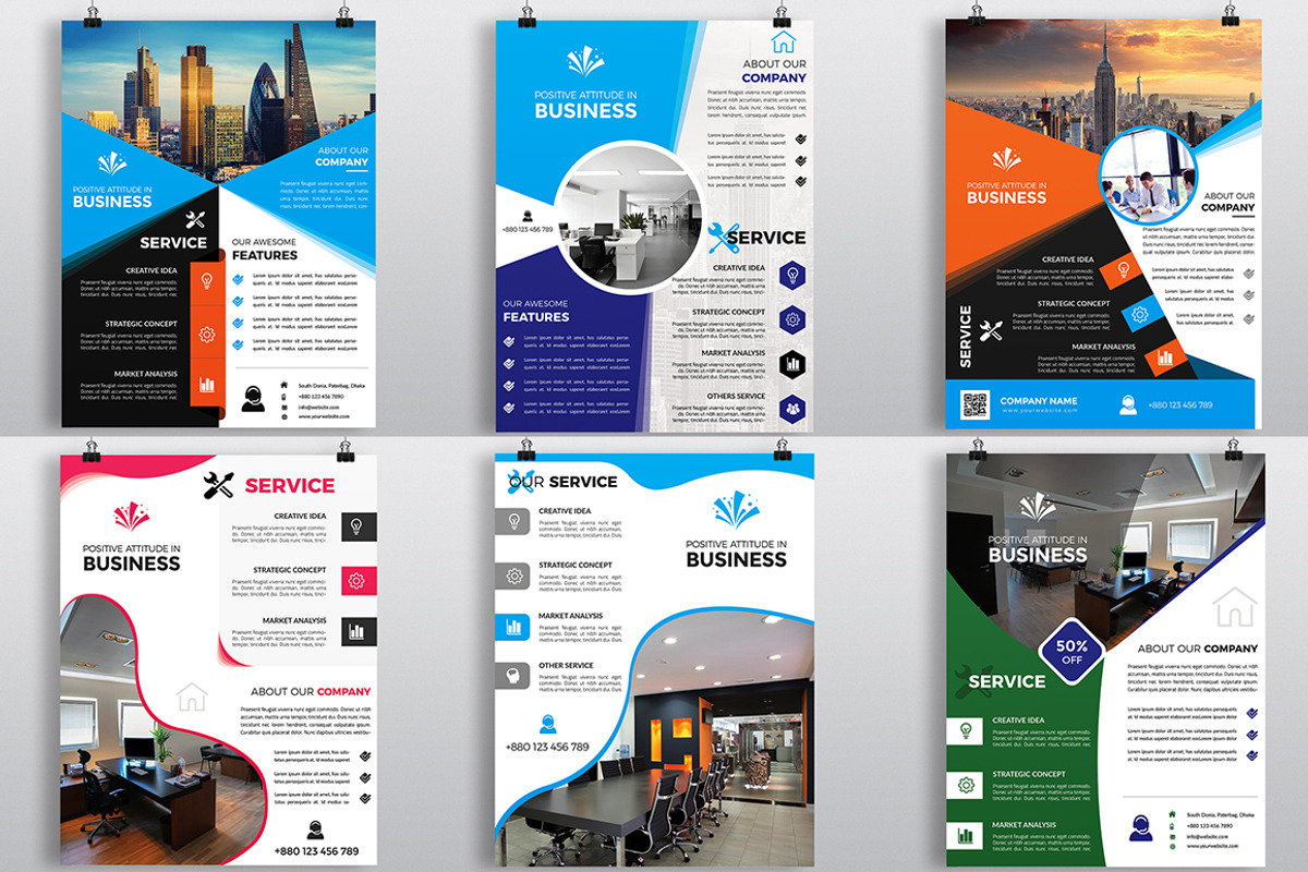 500+ Corporate Business Flyers, a Flyer Template by Imagine Design Studio (Photo 27 of 68)
