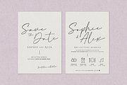 Clean &Minimal Wedding Card Template, an Invitation Template by Esther van Helmont (Thumbnail 3 of 5)