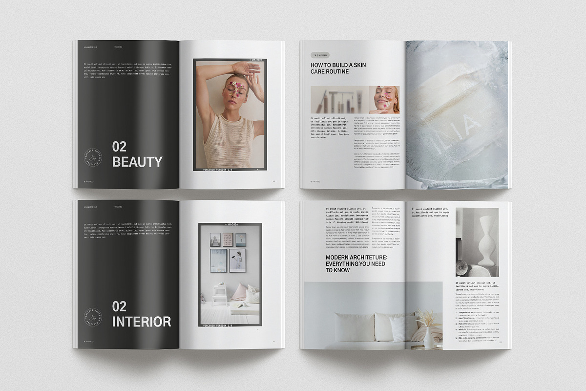 VINCENZO · Magazine | CANVA, a Magazine Template by KreateTribe (Photo 5 of 9)