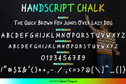 Handscript Chalk, a Handwritten Font by Beast Designer (Thumbnail 2 of 2)