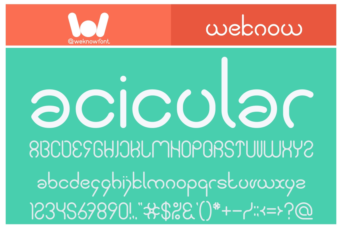 Simple font, a Font by weknow (Photo 3 of 5)