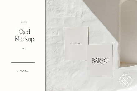 Barro Card Mockup