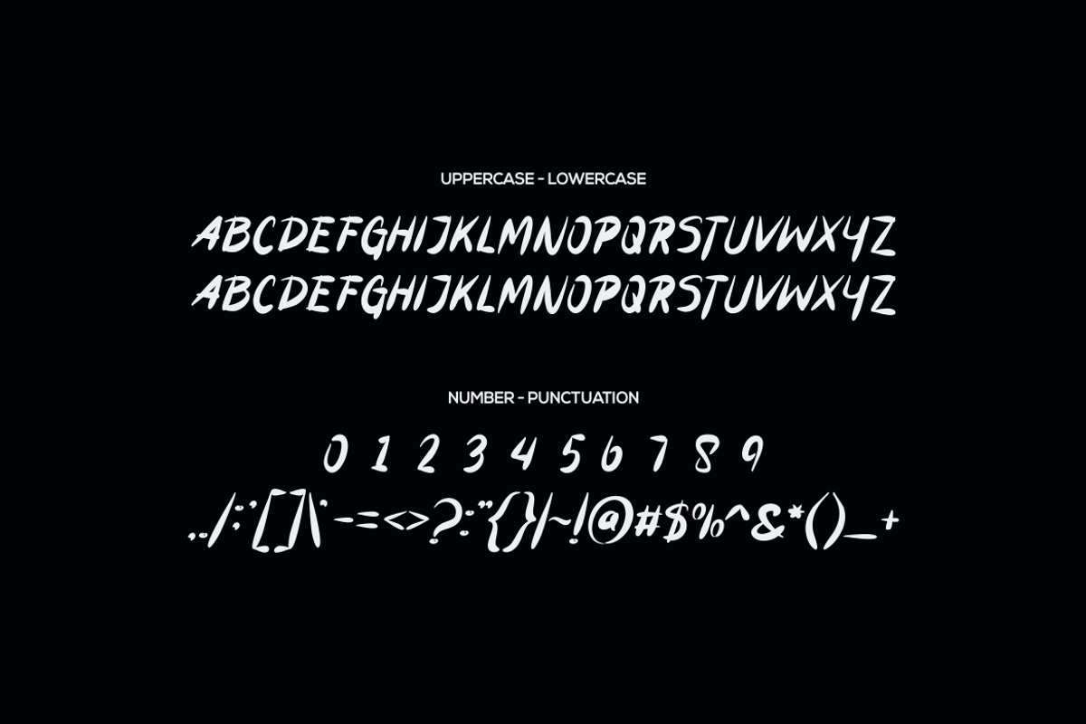 Modhali Bosse - Font, a Handwritten Font by artchiles_design (Photo 4 of 5)