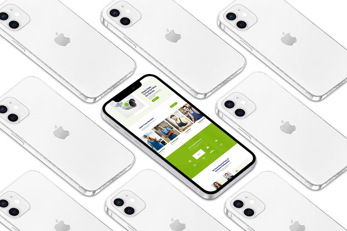 ALL 3D iPHONE MOCK-UP BUNDLE VOL-1, an iPhone Mockup by Graphicsworld125 (Photo 5 of 62)