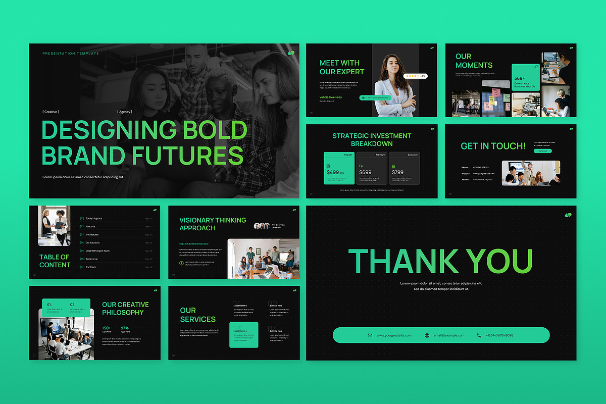 Creative Agency Google Slides, a Presentation Template by Antstheme (Photo 4 of 4)