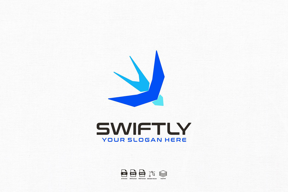 Swiftly Logo Design, a Branding & Logo Template by kromastd22