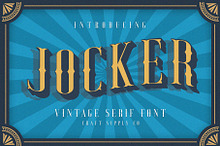 Jocker - Vintage Serif Font Family