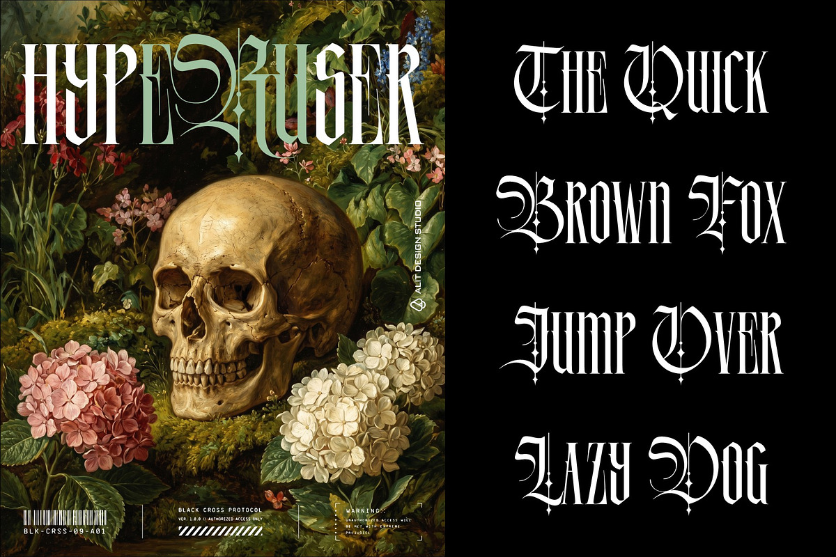 Rosella Mirakle Typeface, a Blackletter Font by alit design (Photo 8 of 20)
