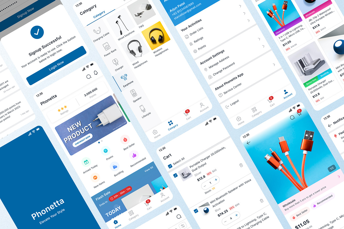 Phonetta is an Android E-Commerce UI, an App Template by miawmiaw (Photo 5 of 6)