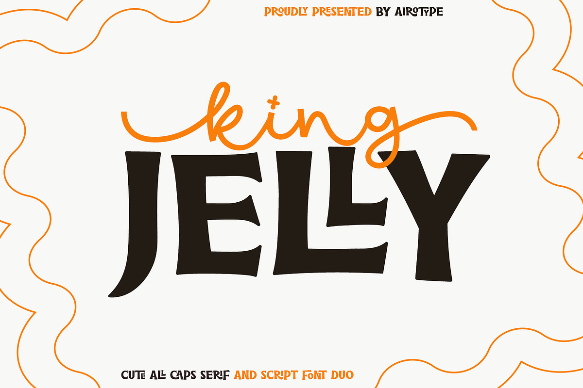 King Jelly - Cute Handwritten Duo, a Handwritten Font by Airotype (Photo 1 of 11)