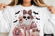 Cute Rhinestone Ghost PNG, a Seasonal Illustration by DreamCafeArt (Thumbnail 1 of 6)