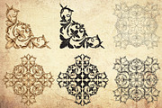 Vintage Ornaments in baroque style, a Decorative Illustration by Samira (Thumbnail 3 of 6)