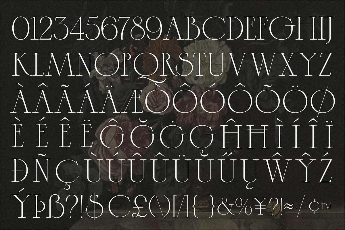 Caseopia Elegant Display Serif Font, a Serif Font by Letteralle Studios (Photo 10 of 10)