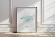 Watercolor Map of Jamaica, a Graphic by Beloved Paper (Thumbnail 2 of 6)