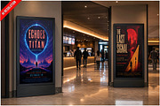 Cinema Display Lobby Double Even PSD, an Android Mockup by Bruno's Shop (Thumbnail 1 of 3)
