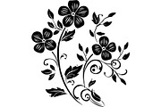 Elegant Botanical Flower Silhouette, an Object Graphic by Designer_Momina (Thumbnail 3 of 16)