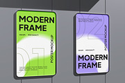 Frame Poster Mockup, an Advertising Mockup by Permadi Creative (Thumbnail 3 of 5)