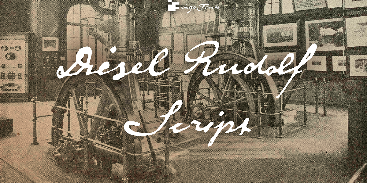 Diesel Rudolf Script, a Script Font by ingoFonts (Photo 3 of 10)