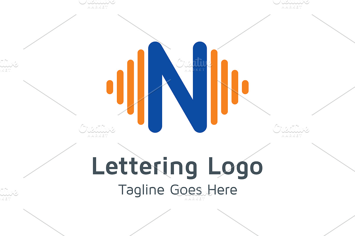 20 Logo Lettering N Template Bundle, a Branding & Logo Template by Acongraphic (Photo 9 of 21)