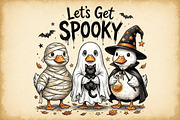 Funny Halloween Spooky Ghost Goose, a Work Illustration by Sublimation Artist (Thumbnail 1 of 9)