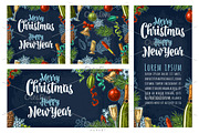 Bundle for Merry Christmas New Year, a Decorative Illustration by MoreVector (Thumbnail 5 of 5)