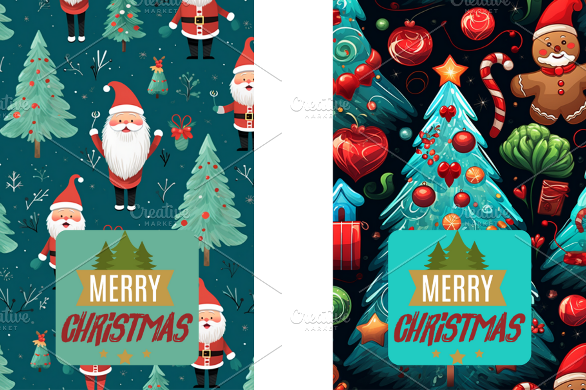 Christmas Card Design Bundle 10, a Card Template by Jay Major Designs (Photo 7 of 10)