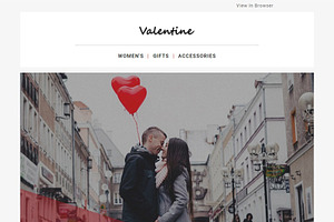 VALENTINE - Email Newsletter