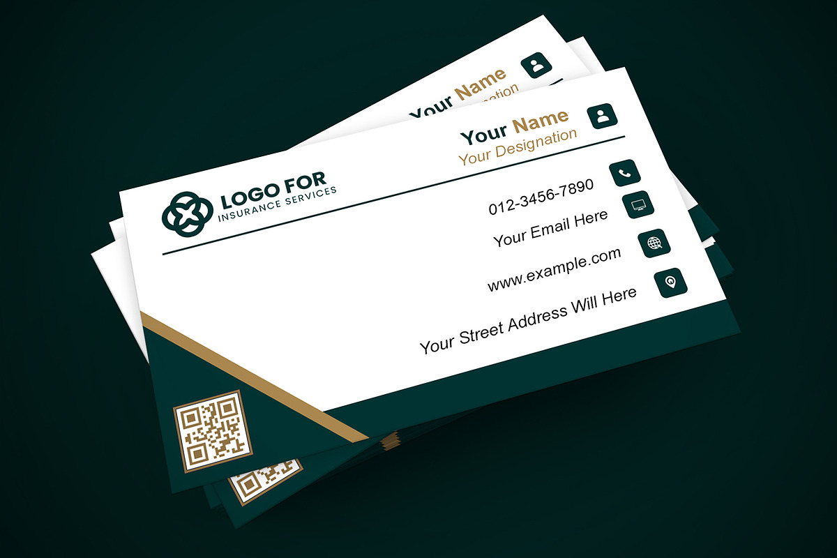 Customizable Business Card Template preview 2