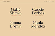 Classy Vogue - Stylish Serif, a Serif Font by Variatype (Thumbnail 8 of 16)