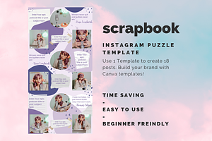 Podcast Instagram Puzzle Template