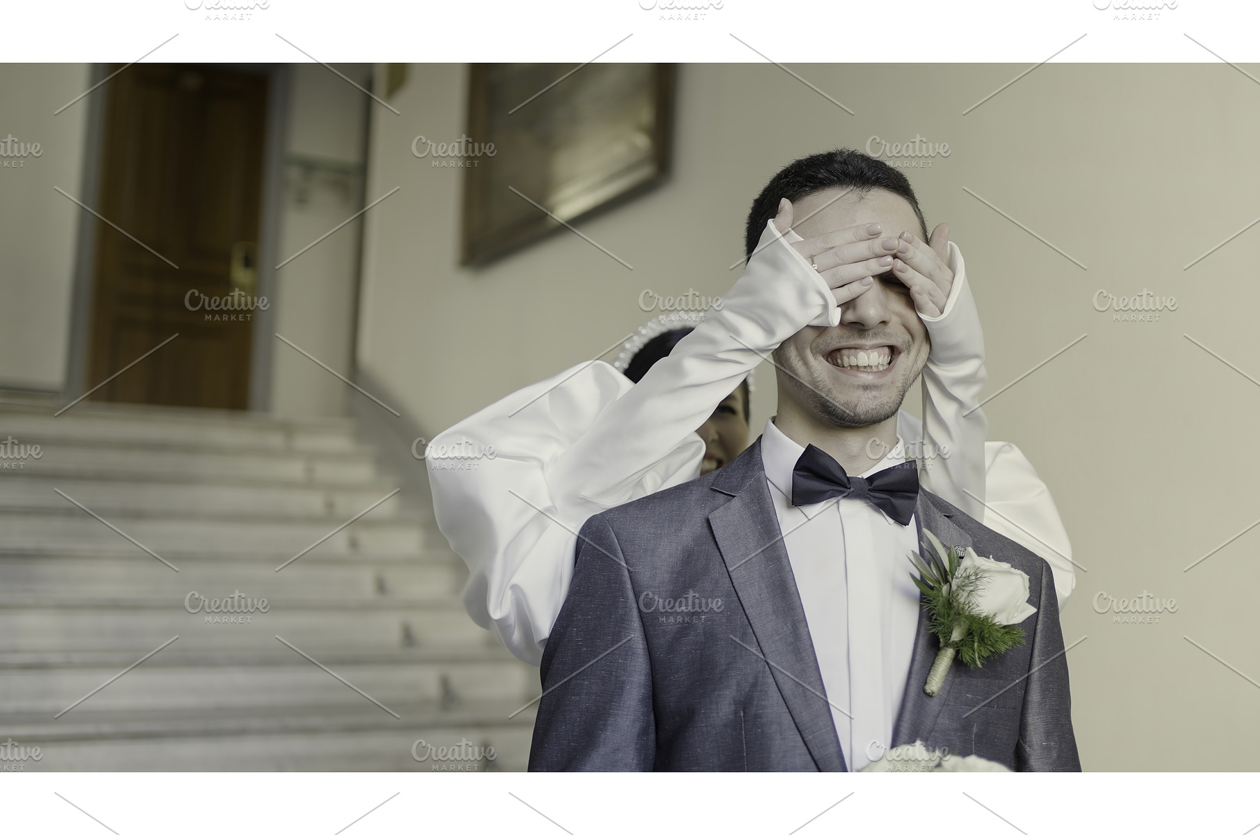 A couple of the bride and groom, a Person Photo by Media Whale Stock