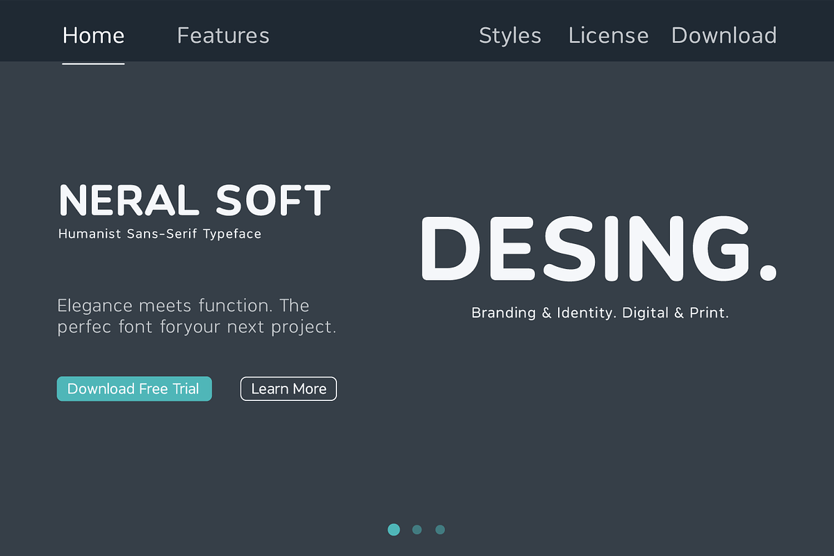 Neral Soft - Humanist Sans, a Sans Serif Font by xdCreative (Photo 7 of 9)