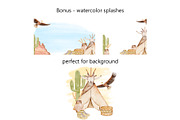 Native American Tribal Clipart, an Object Illustration by Eves_Aquadreams (Thumbnail 6 of 7)
