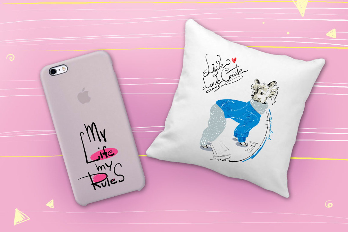 Dogs in Popons - It's all about Love, an Illustration by Zooza Art (Photo 5 of 7)