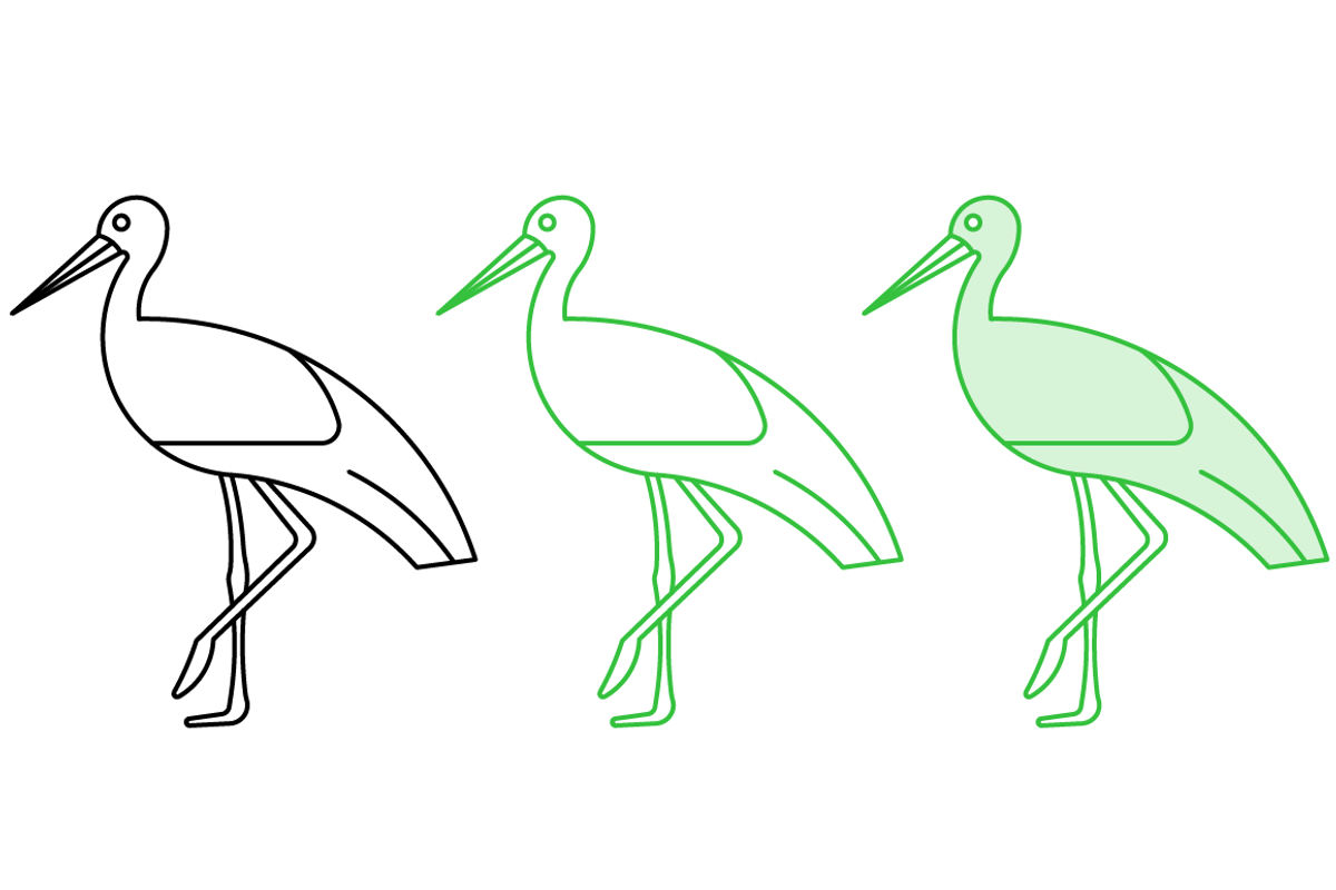 Simple Green Illustration Pack, an Animal Illustration by Jozsef Balazs-Hegedus (Photo 4 of 4)