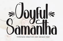 Joyful Samantha | Script Font