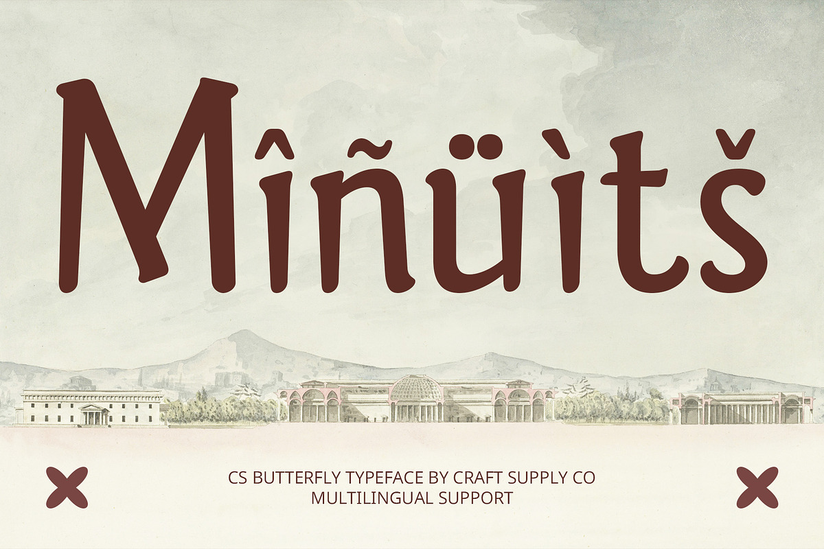CS Butterfly – Greek Font, a Sans Serif Font by Craft Supply Co. (Photo 4 of 8)