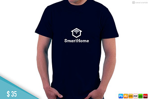 Smart Home Logo For Sale