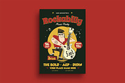 Rockabilly Music Party Flyer, a Flyer Template by megarez (Thumbnail 3 of 3)